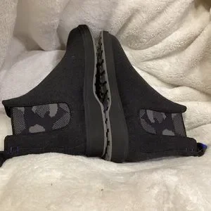 Rothy’s Merino Ankle Boots Black | Sustainable Knit Chelsea Boot-Size 10.5 Rothy main image 2